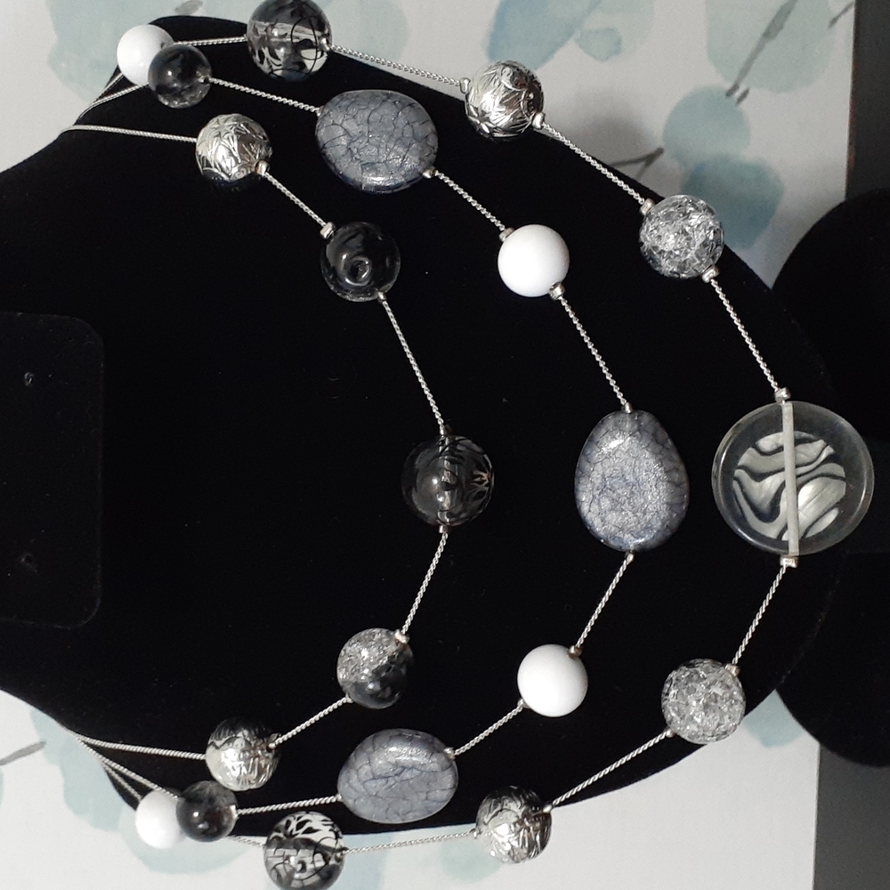 New York and Company Beaded Necklace